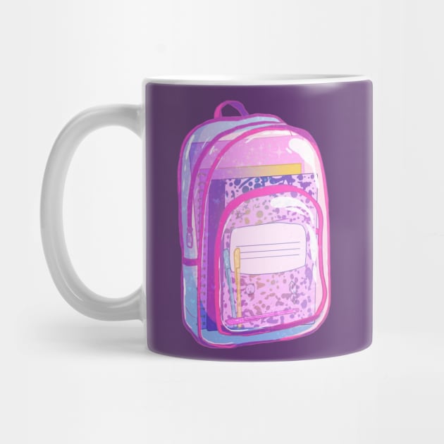 90s Nostalgia Series: Sparkle Backpack by paintdust